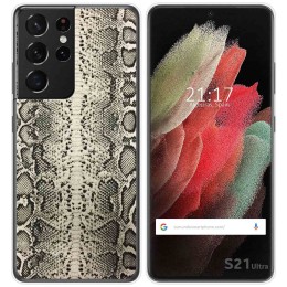 Funda Gel Tpu para Samsung Galaxy S21 Ultra 5G diseño Animal 01 Dibujos