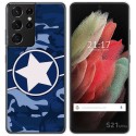 Funda Gel Tpu para Samsung Galaxy S21 Ultra 5G diseño Camuflaje 03 Dibujos