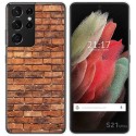 Funda Gel Tpu para Samsung Galaxy S21 Ultra 5G diseño Ladrillo 04 Dibujos