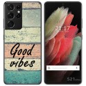 Funda Gel Tpu para Samsung Galaxy S21 Ultra 5G diseño Madera 01 Dibujos
