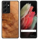 Funda Gel Tpu para Samsung Galaxy S21 Ultra 5G diseño Madera 04 Dibujos
