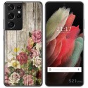Funda Gel Tpu para Samsung Galaxy S21 Ultra 5G diseño Madera 08 Dibujos