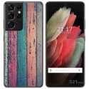 Funda Gel Tpu para Samsung Galaxy S21 Ultra 5G diseño Madera 10 Dibujos