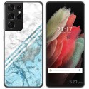 Funda Gel Tpu para Samsung Galaxy S21 Ultra 5G diseño Mármol 02 Dibujos