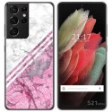 Funda Gel Tpu para Samsung Galaxy S21 Ultra 5G diseño Mármol 03 Dibujos