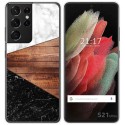 Funda Gel Tpu para Samsung Galaxy S21 Ultra 5G diseño Mármol 11 Dibujos