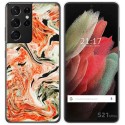 Funda Gel Tpu para Samsung Galaxy S21 Ultra 5G diseño Mármol 12 Dibujos