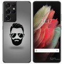 Funda Gel Tpu para Samsung Galaxy S21 Ultra 5G diseño Barba Dibujos