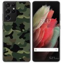 Funda Gel Tpu para Samsung Galaxy S21 Ultra 5G diseño Camuflaje Dibujos