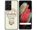 Funda Gel Tpu para Samsung Galaxy S21 Ultra 5G diseño Creativity Dibujos