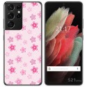 Funda Gel Tpu para Samsung Galaxy S21 Ultra 5G diseño Flores Dibujos