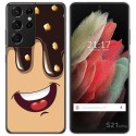 Funda Gel Tpu para Samsung Galaxy S21 Ultra 5G diseño Helado Chocolate Dibujos