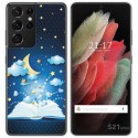 Funda Gel Tpu para Samsung Galaxy S21 Ultra 5G diseño Libro Cuentos Dibujos