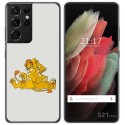 Funda Gel Tpu para Samsung Galaxy S21 Ultra 5G diseño Leones Dibujos
