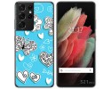 Funda Gel Tpu para Samsung Galaxy S21 Ultra 5G diseño Mariposas Dibujos
