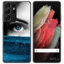 Funda Gel Tpu para Samsung Galaxy S21 Ultra 5G diseño Ojo Dibujos