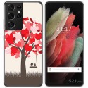 Funda Gel Tpu para Samsung Galaxy S21 Ultra 5G diseño Pajaritos Dibujos
