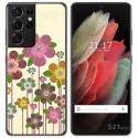 Funda Gel Tpu para Samsung Galaxy S21 Ultra 5G diseño Primavera En Flor Dibujos