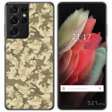 Funda Gel Tpu para Samsung Galaxy S21 Ultra 5G diseño Sand Camuflaje Dibujos