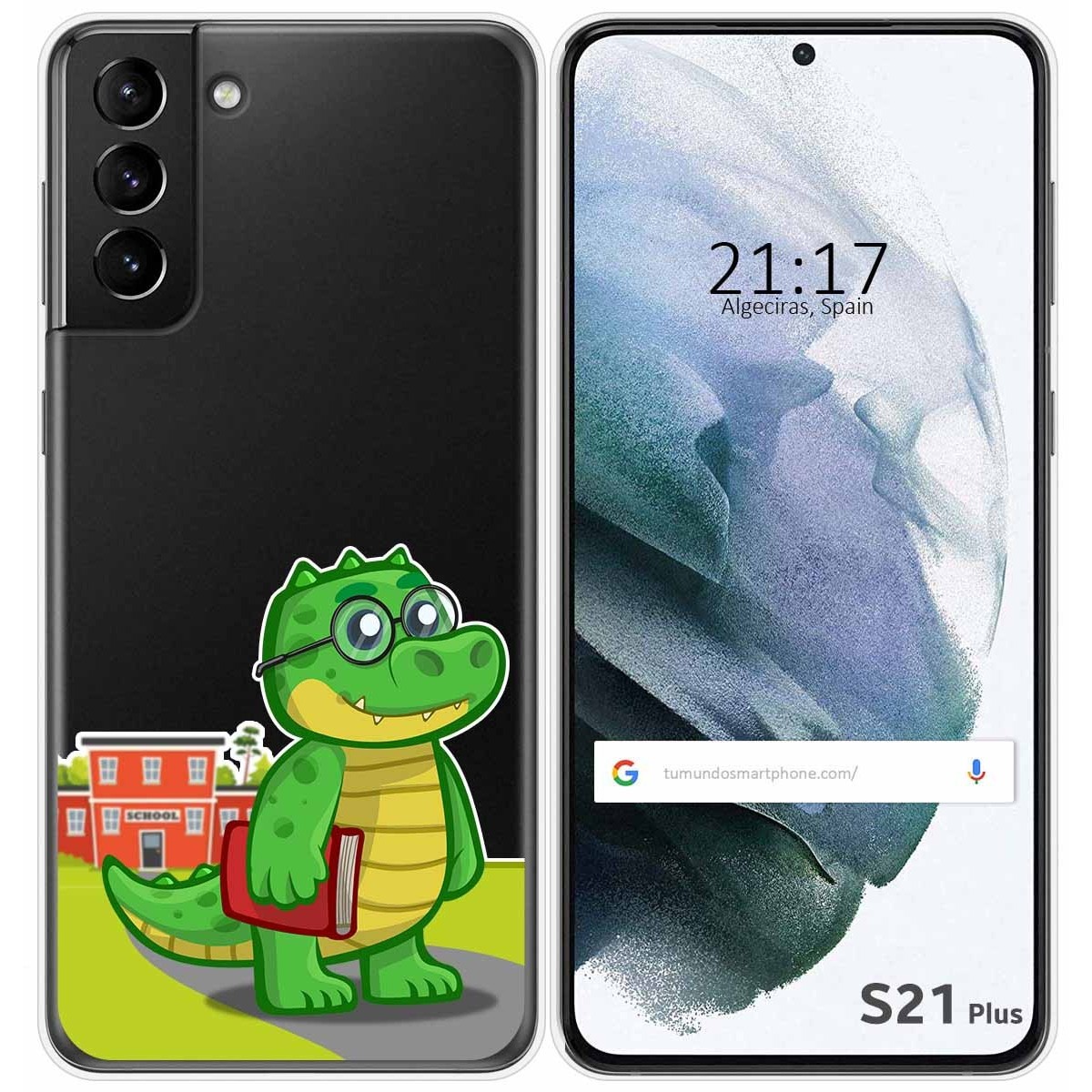 Funda Gel Transparente para Samsung Galaxy S21+ Plus 5G diseño Coco Dibujos