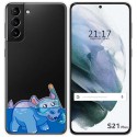 Funda Gel Transparente para Samsung Galaxy S21+ Plus 5G diseño Hipo Dibujos