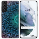 Funda Gel Transparente para Samsung Galaxy S21+ Plus 5G diseño Mandala Dibujos