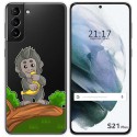 Funda Gel Transparente para Samsung Galaxy S21+ Plus 5G diseño Mono Dibujos