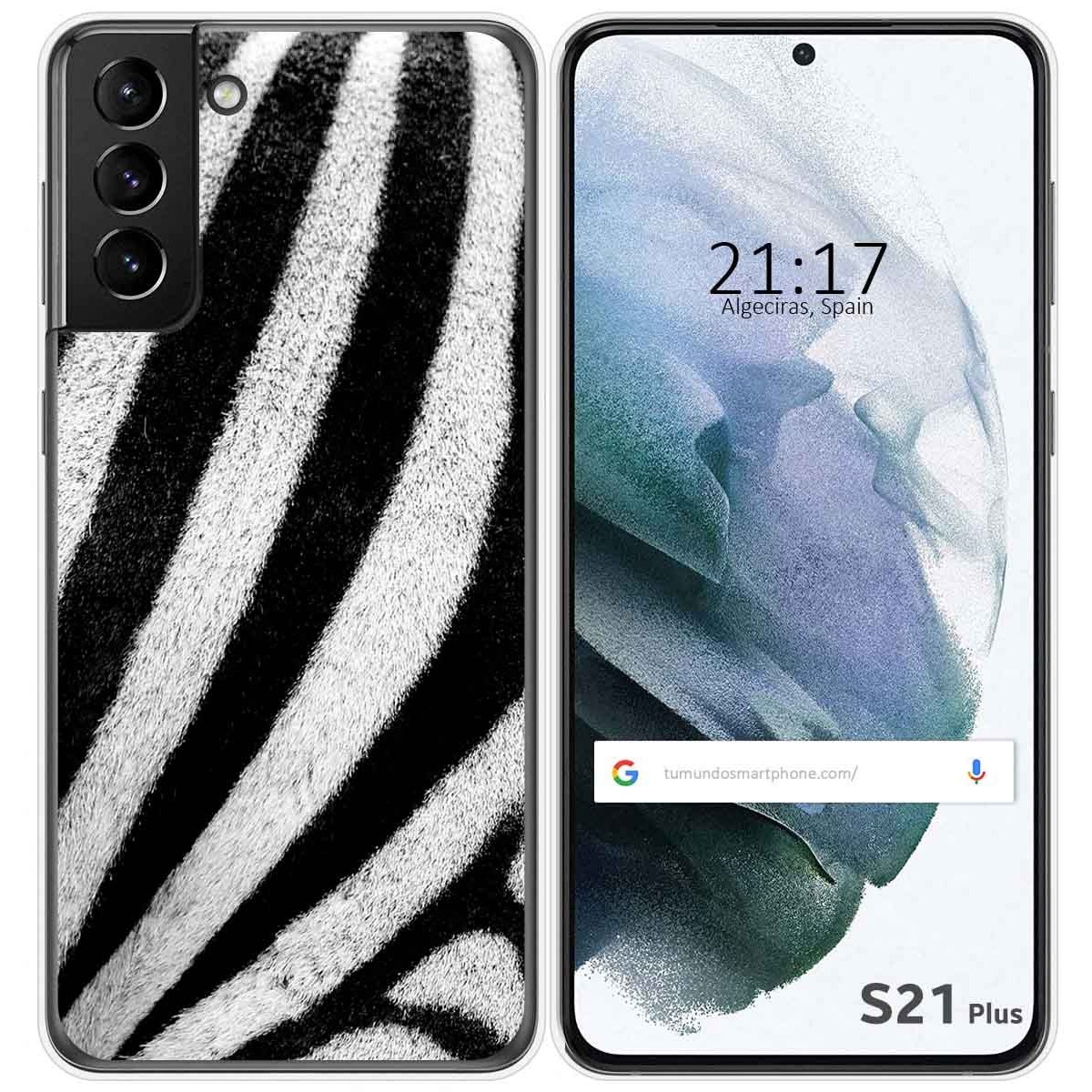 Funda Gel Tpu para Samsung Galaxy S21+ Plus 5G diseño Animal 02 Dibujos