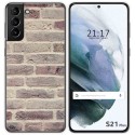 Funda Gel Tpu para Samsung Galaxy S21+ Plus 5G diseño Ladrillo 01 Dibujos