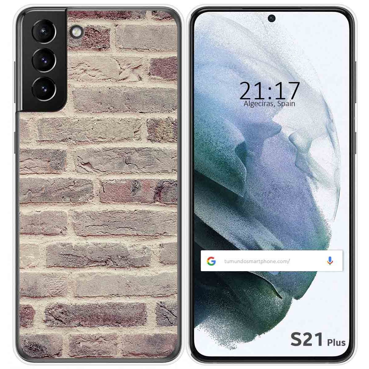 Funda Gel Tpu para Samsung Galaxy S21+ Plus 5G diseño Ladrillo 01 Dibujos