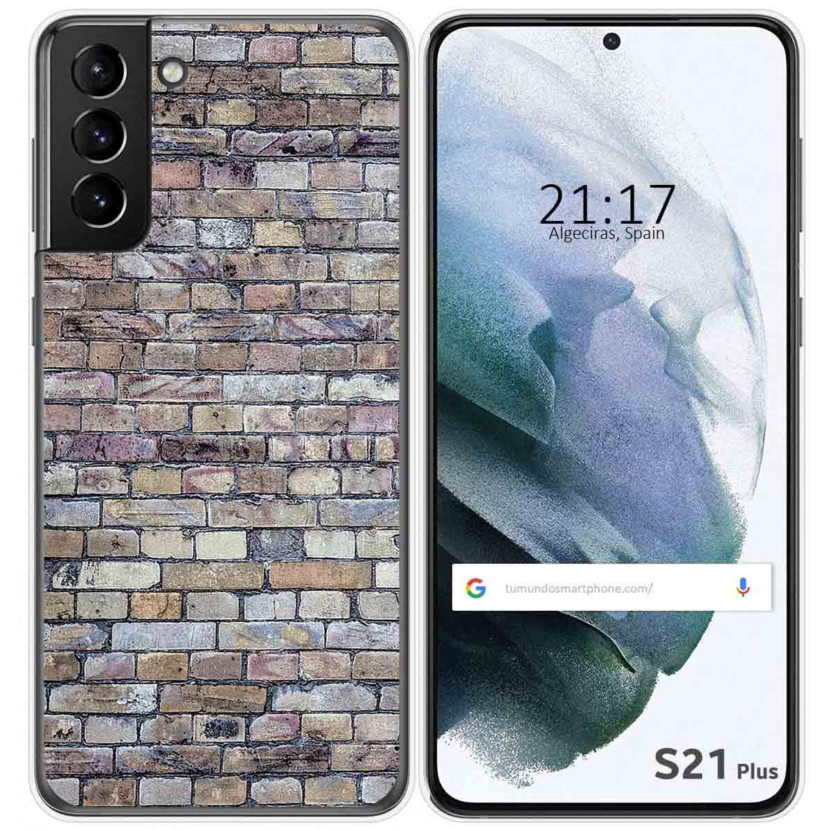 Funda Gel Tpu para Samsung Galaxy S21+ Plus 5G diseño Ladrillo 02 Dibujos