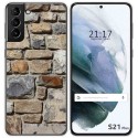 Funda Gel Tpu para Samsung Galaxy S21+ Plus 5G diseño Ladrillo 03 Dibujos