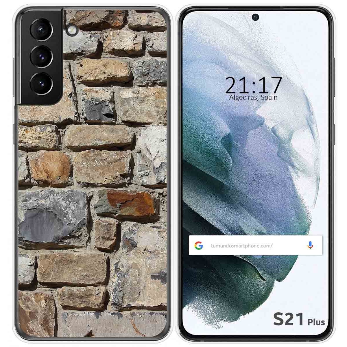 Funda Gel Tpu para Samsung Galaxy S21+ Plus 5G diseño Ladrillo 03 Dibujos