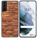 Funda Gel Tpu para Samsung Galaxy S21+ Plus 5G diseño Ladrillo 04 Dibujos