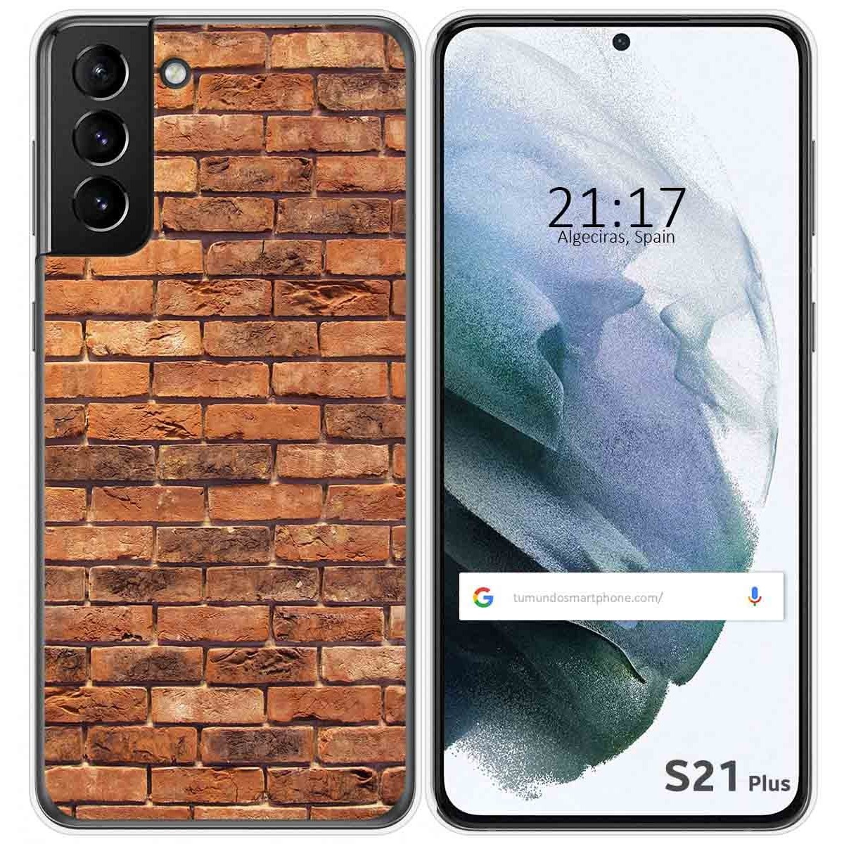 Funda Gel Tpu para Samsung Galaxy S21+ Plus 5G diseño Ladrillo 04 Dibujos