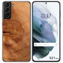Funda Gel Tpu para Samsung Galaxy S21+ Plus 5G diseño Madera 04 Dibujos