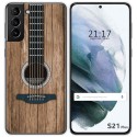 Funda Gel Tpu para Samsung Galaxy S21+ Plus 5G diseño Madera 11 Dibujos