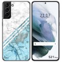 Funda Gel Tpu para Samsung Galaxy S21+ Plus 5G diseño Mármol 02 Dibujos