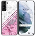 Funda Gel Tpu para Samsung Galaxy S21+ Plus 5G diseño Mármol 03 Dibujos