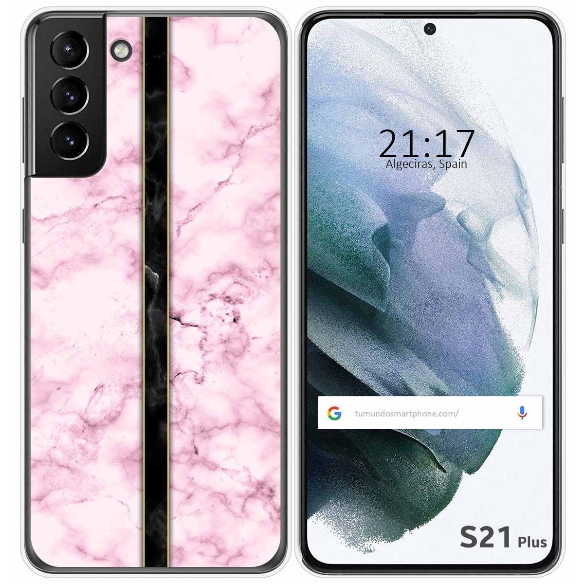 Funda Gel Tpu para Samsung Galaxy S21+ Plus 5G diseño Mármol 04 Dibujos