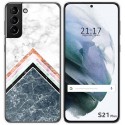 Funda Gel Tpu para Samsung Galaxy S21+ Plus 5G diseño Mármol 05 Dibujos
