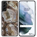 Funda Gel Tpu para Samsung Galaxy S21+ Plus 5G diseño Mármol 14 Dibujos