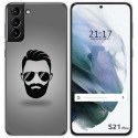Funda Gel Tpu para Samsung Galaxy S21+ Plus 5G diseño Barba Dibujos