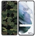 Funda Gel Tpu para Samsung Galaxy S21+ Plus 5G diseño Camuflaje Dibujos