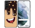 Funda Gel Tpu para Samsung Galaxy S21+ Plus 5G diseño Helado Chocolate Dibujos