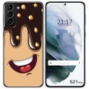 Funda Gel Tpu para Samsung Galaxy S21+ Plus 5G diseño Helado Chocolate Dibujos