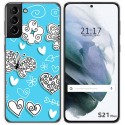 Funda Gel Tpu para Samsung Galaxy S21+ Plus 5G diseño Mariposas Dibujos