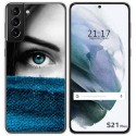 Funda Gel Tpu para Samsung Galaxy S21+ Plus 5G diseño Ojo Dibujos