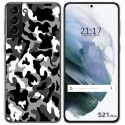 Funda Gel Tpu para Samsung Galaxy S21+ Plus 5G diseño Snow Camuflaje Dibujos