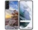 Funda Gel Tpu para Samsung Galaxy S21+ Plus 5G diseño Sunset Dibujos